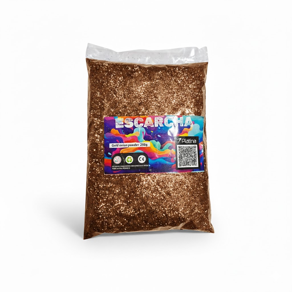 Escarcha x 250 gr café oscuro