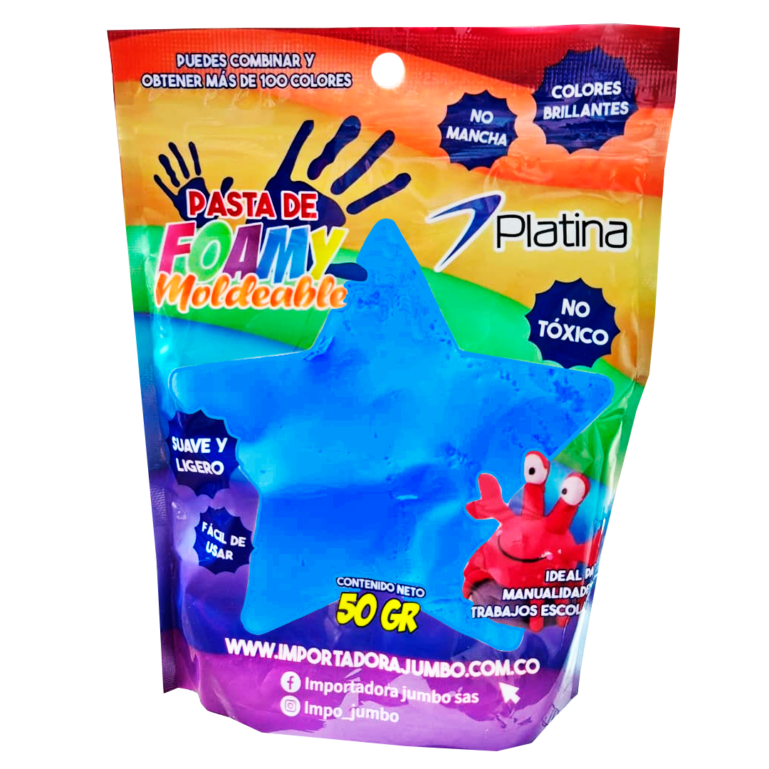 foami moldeable azul electrico foami moldeable azul electrico