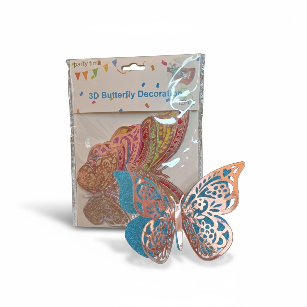 mariposa doble oro rosa mejorada