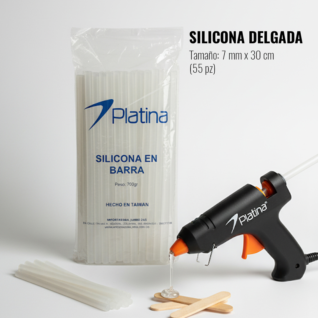 silicona en barra delgada publicidad