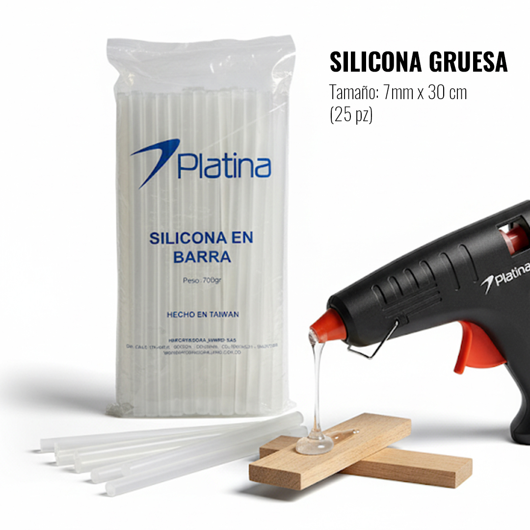 silicona en barra gruesa publicidad